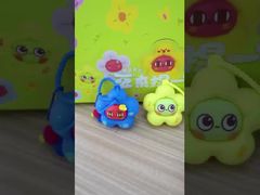 Desain OEM 3d Kartun Figur Mainan Plastik CUSTOM  Mainan Squishy Blind Bag