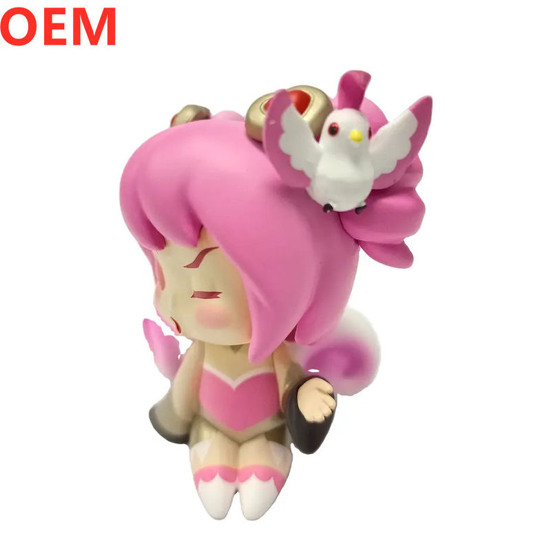 OEM Custom Mini Cute PVC Cartoon Figure Toys Untuk Anak-anak custom PVC figur mainan