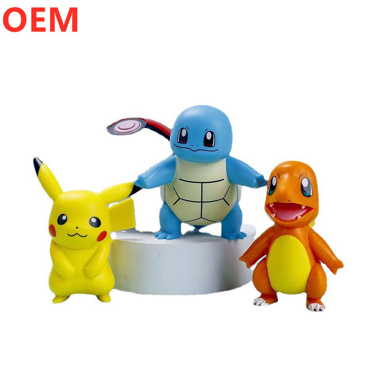 OEM Custom Mini Cute PVC Cartoon Figure Toys Untuk Anak-anak custom PVC figur mainan