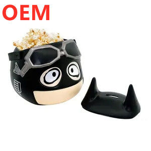 Pabrik kustomisasi 3d Plastik Popcorn Bucket OEM Desain Kartun 3d Popcorn Bucket