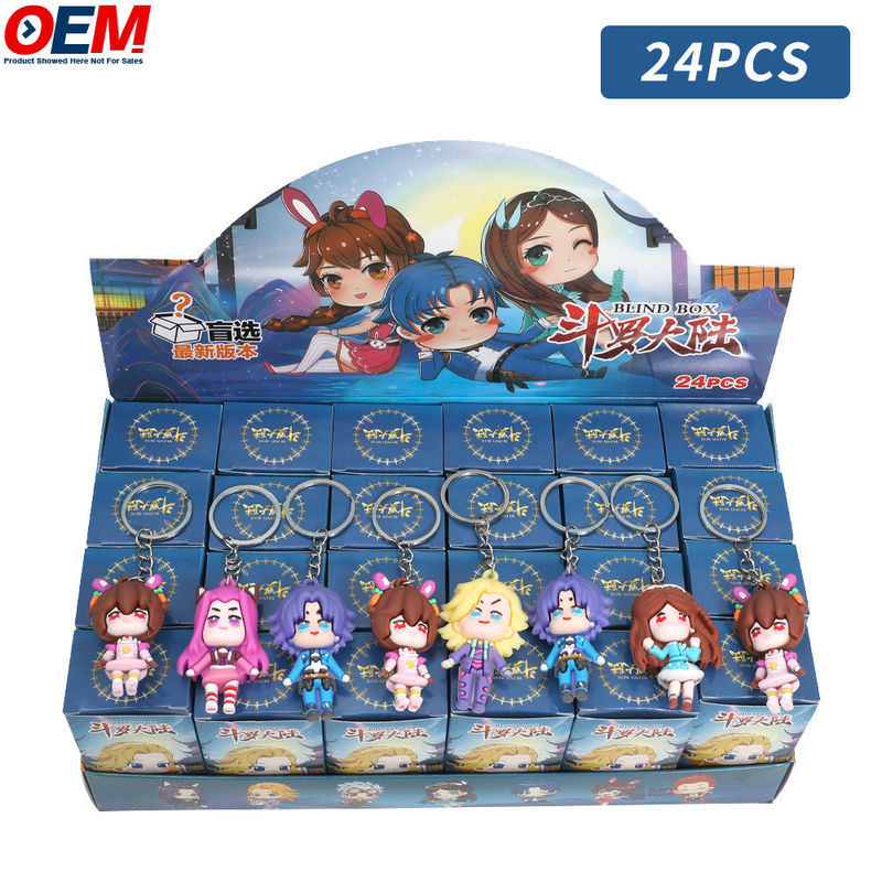 Custom 3D Toys membuat Blind Surprise Box Toys Anime Figures Blind Box Keychain Bag Pendan