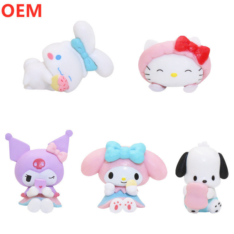 Koleksi 3d PVC Model Figurine Cartoon Figur Toys OEM Custom Plastik Cartoon Figur Toys