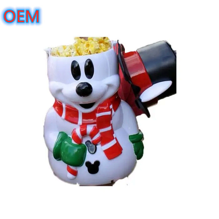 Karikatur Popcorn Bucket Kustomisasi, Desain OEM Kualitas Tinggi Plastik Popcorn Bucket