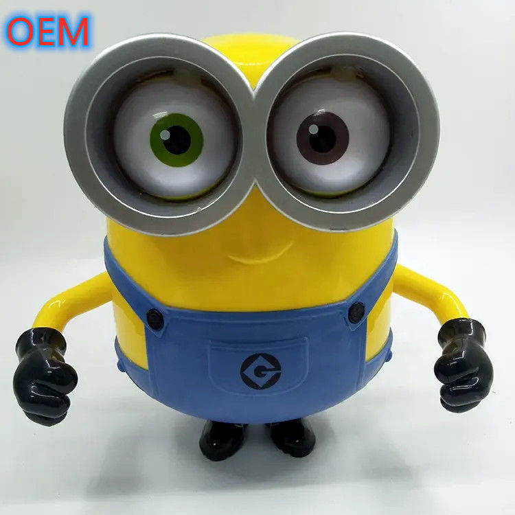 3d Kartun Popcorn Bucket yang Dapat Digunakan Kembali Customization Desain OEM Plastik Container Popcorn Bucket