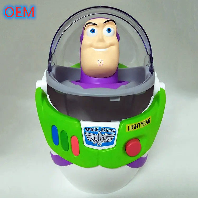3d Kartun Popcorn Bucket yang Dapat Digunakan Kembali Customization Desain OEM Plastik Container Popcorn Bucket