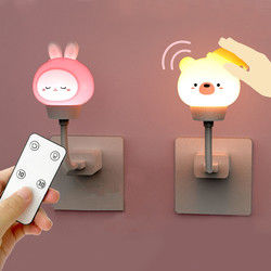 FACTORY Custom Toy Lamp PVC Vinyl LED Light Up Toys Cute Cartoon USB Lampu Malam