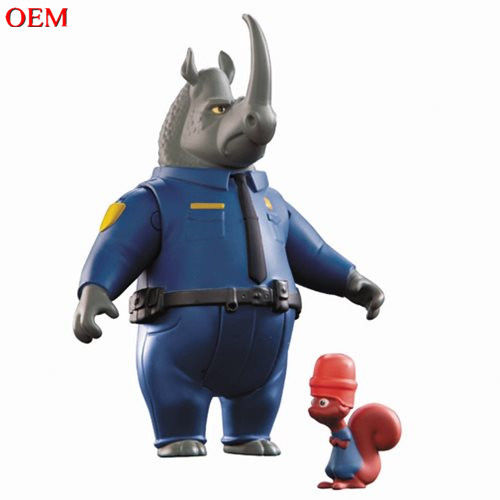 OEM Mini Figure Cartoon Monster Hunter Toy Untuk Anak-anak Custom Plastik Model Mainan Hewan