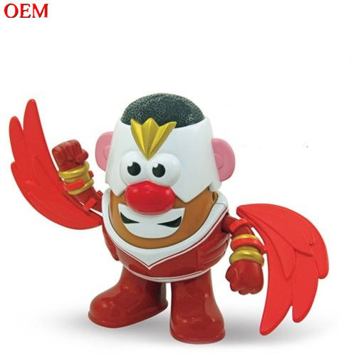 Manufaktur mainan desain mainan khusus OEM PVC Film Karakter Potato Head 3D Toy custom action figure