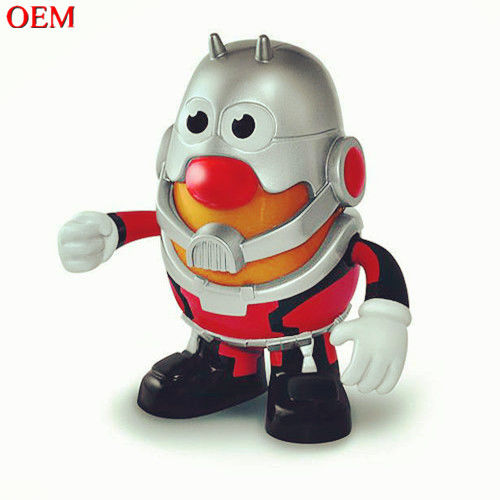 Manufaktur mainan desain mainan khusus OEM PVC Film Karakter Potato Head 3D Toy custom action figure