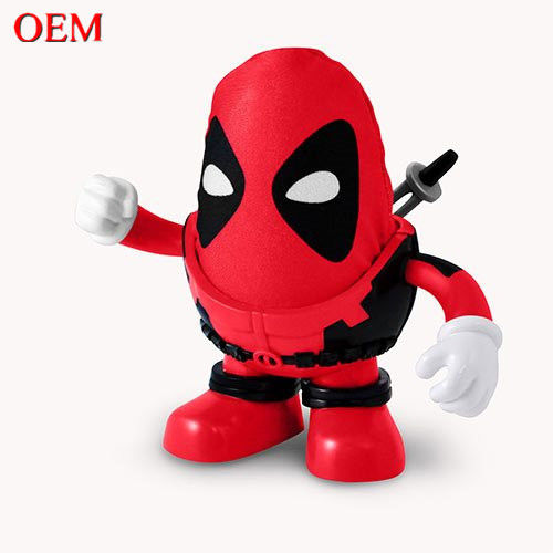 Manufaktur mainan desain mainan khusus OEM PVC Film Karakter Potato Head 3D Toy custom action figure