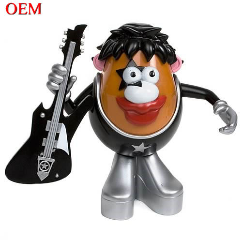 Manufaktur mainan desain mainan khusus OEM PVC Film Karakter Potato Head 3D Toy custom action figure
