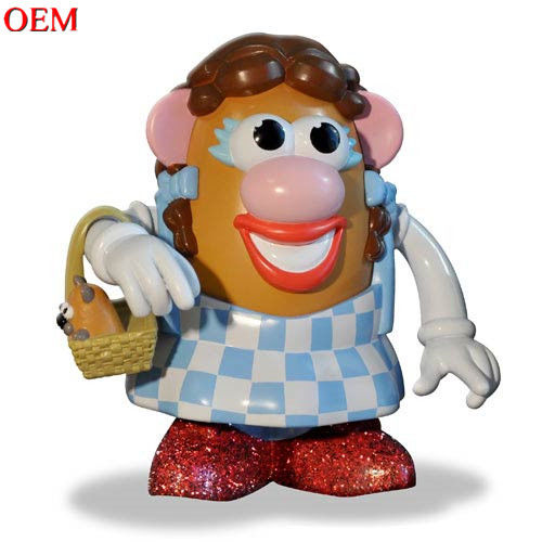 Manufaktur mainan desain mainan khusus OEM PVC Film Karakter Potato Head 3D Toy custom action figure