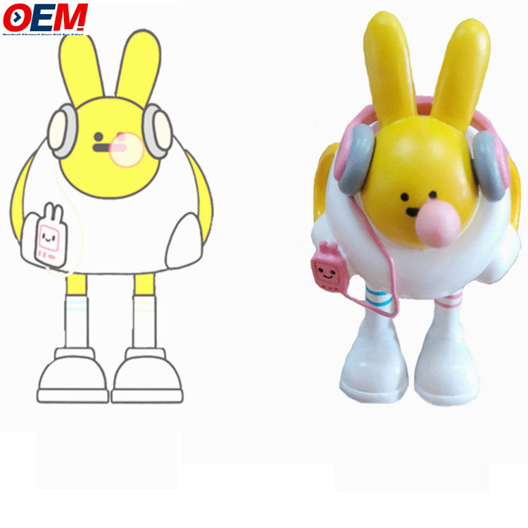OEM Art Plastik Aksi Figur Pergaulan Custom 3D Printing Vinyl Toy Maker Designer Vinyl Figur
