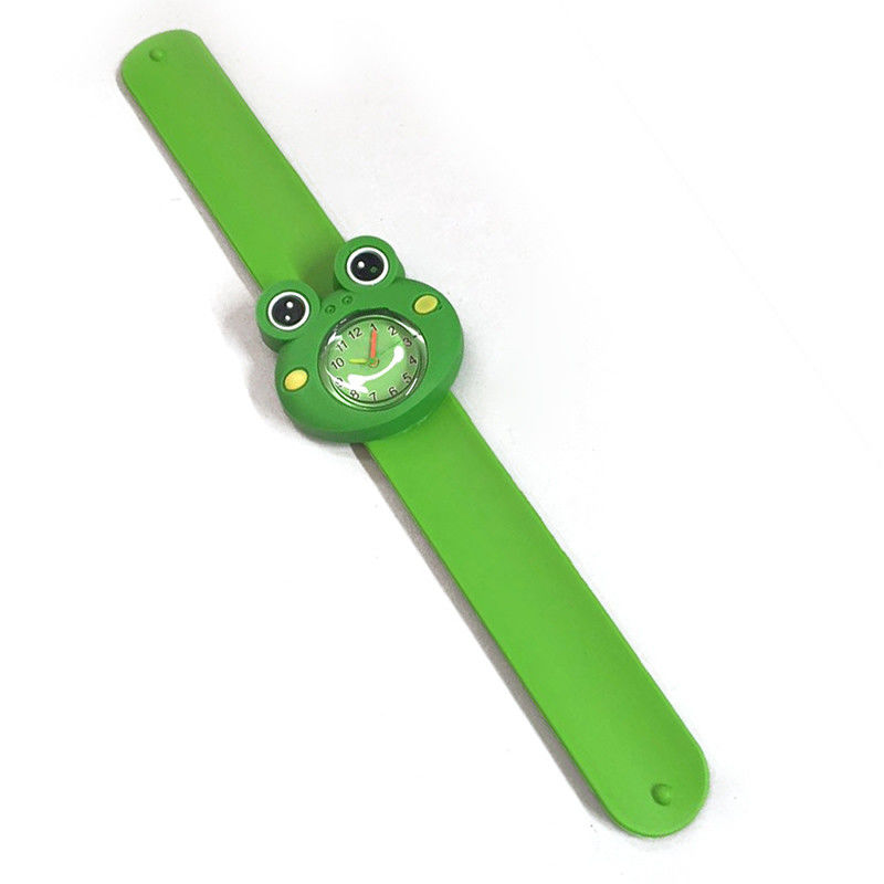Digital Watch Cute Frog Slap 3D Kartun Hewan Anak laki-laki Anak perempuan Hadiah Kuarsa Jam Tangan