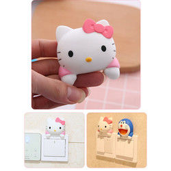 Kt Cat Kartun Switch Cover Ruang Dekorasi 3D On-Off Switch Sticker Switch Outlet Wall Sticker