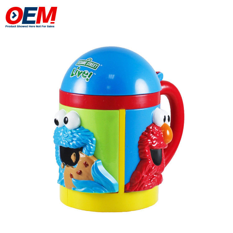 Pabrik OEM 3D Mug Cup Plastik Disni Cup Supplier mainan cangkir tokoh kartun khusus