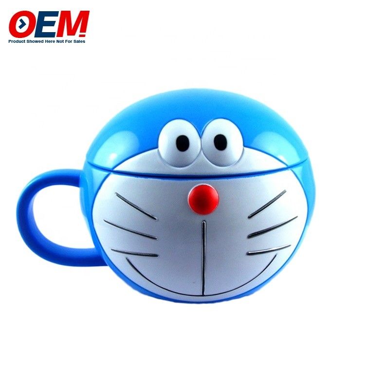 Pabrik OEM 3D Mug Cup Plastik Disni Cup Supplier mainan cangkir tokoh kartun khusus