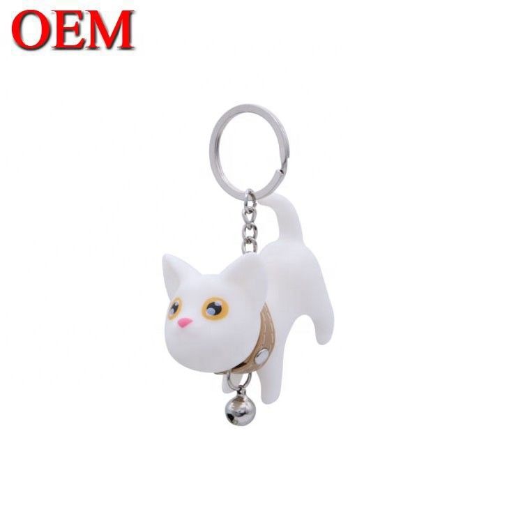 OEM Logo Soft PVC 3D Keychain Custom Keychain Hewan Tokoh desain sendiri Keychain