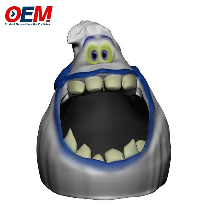 Custom PVC mainan OEM 3D Konsep SmallFoot Popcorn Bucket Makanan Popcorn Bucket