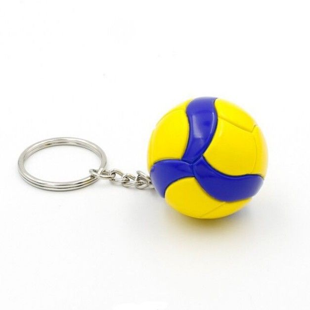 FACTORY 3D Mini Bola Bentuk Keychain Buat Desain Anda Sendiri Pvc Keychain Custom