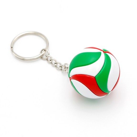 FACTORY 3D Mini Bola Bentuk Keychain Buat Desain Anda Sendiri Pvc Keychain Custom