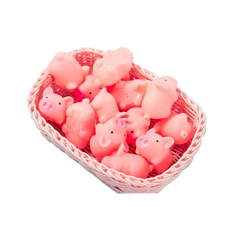 OEM kustom Cute Squeeze Squeaky Chew Game interaktif Pelatihan lucu Soft Rubber Mini Toy