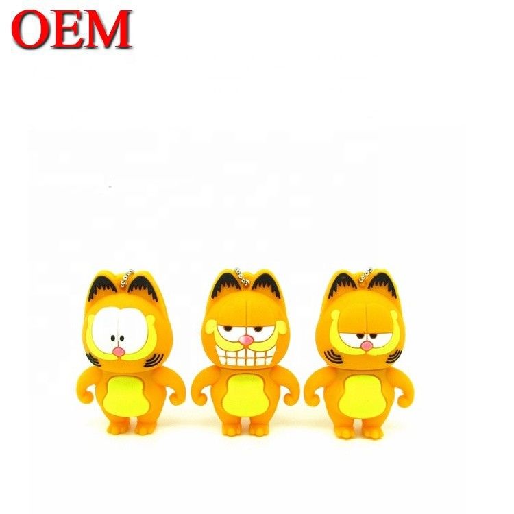 Produsen OEM Plastic Lazy Cat Toy Figure Custom PVC 3D Anime Injeksi Seni Vinyl Toys