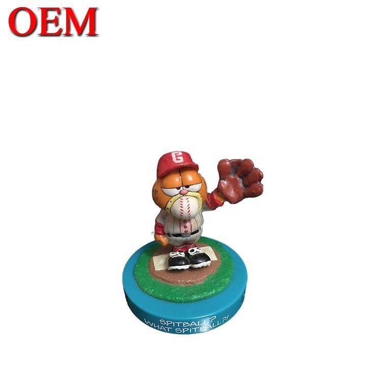 Produsen OEM Plastic Lazy Cat Toy Figure Custom PVC 3D Anime Injeksi Seni Vinyl Toys