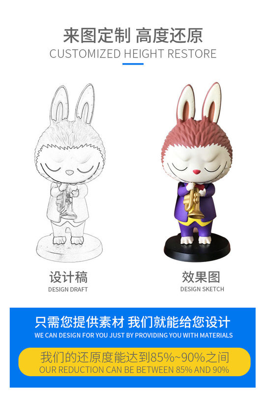 Produsen kustom Custom Anime Plastik mainan Figures 3D Mini Model Toys oem action figure