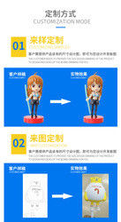 Produsen kustom Custom Anime Plastik mainan Figures 3D Mini Model Toys oem action figure