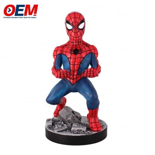 Spidman Mobile Phone Holder Made Desk Office Home Desktop Toy OEM PVC Phone Holder Figur