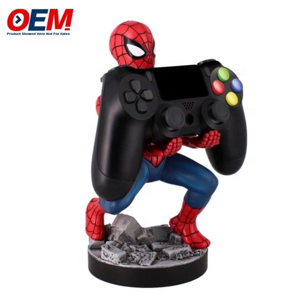 Spidman Mobile Phone Holder Made Desk Office Home Desktop Toy OEM PVC Phone Holder Figur