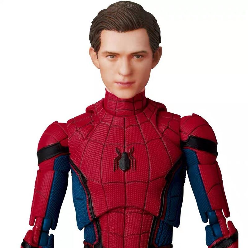 Custom Kualitas tinggi 15cm Spider Man Toys Tom Holland PVC Action Figure Spiderman Koleksi mainan dengan kotak