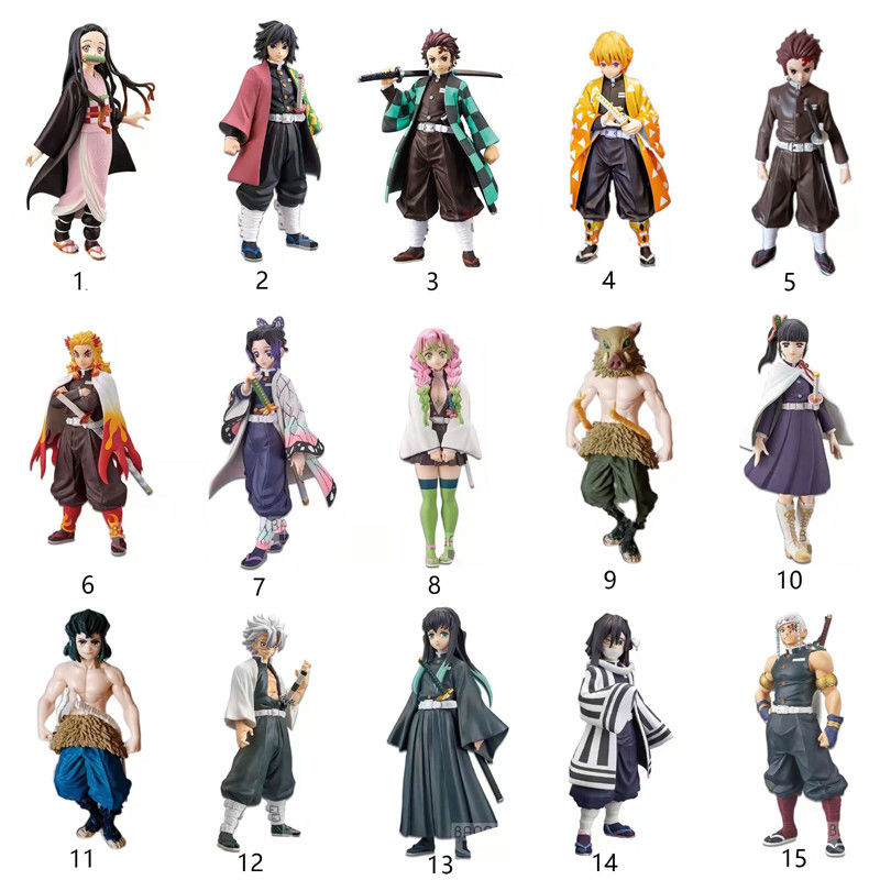OEM Demon Slayer Karakter Model Dekorasi Koleksi Mainan Custom Action Figures