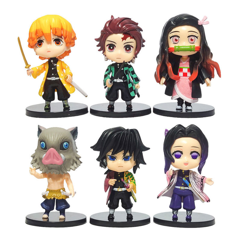 OEM Demon Slayer Karakter Model Dekorasi Koleksi Mainan Custom Action Figures