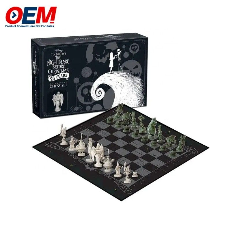 Custom Plastik Dekoratif Film Pahlawan Figur Karakter Catur Set Made Kartun Mainan Game Catur