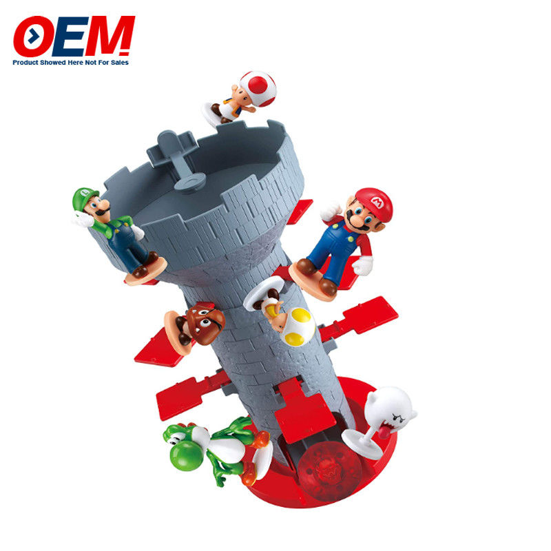 Permainan Gigi Super Mario Piranha Plant Escape dibuat Tabletop Action Game untuk Usia 4+ dengan 2 koleksi Super Mario Action Figures
