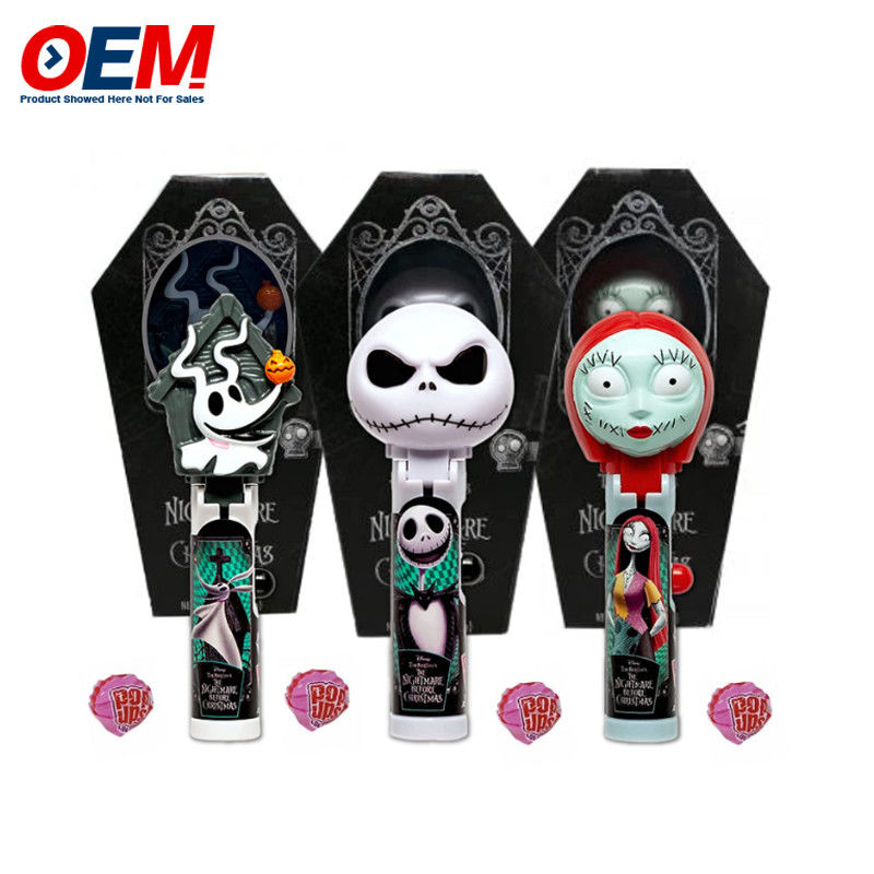 Pop-Up Lollipop Holder Case Made Plastic Candy Toy OEM Kreatif Lollipop Toy Untuk Anak
