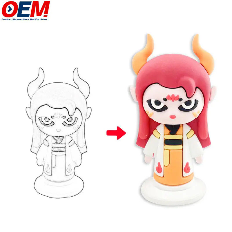 Produsen mainan membuat bahan plastik pvc mainan patung desain kustom mini figur plastik vinil figur Custom Anime Pvc Figure