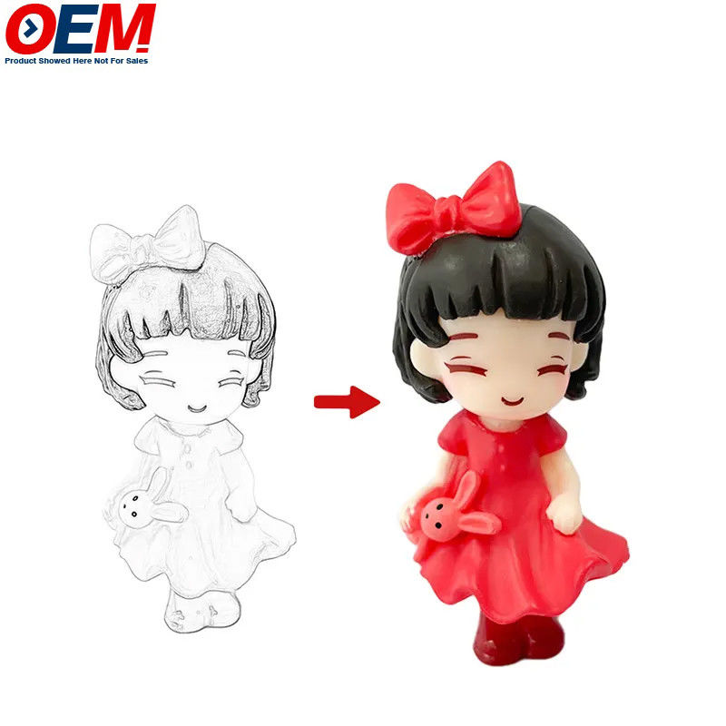 Produsen mainan membuat bahan plastik pvc mainan patung desain kustom mini figur plastik vinil figur Custom Anime Pvc Figure