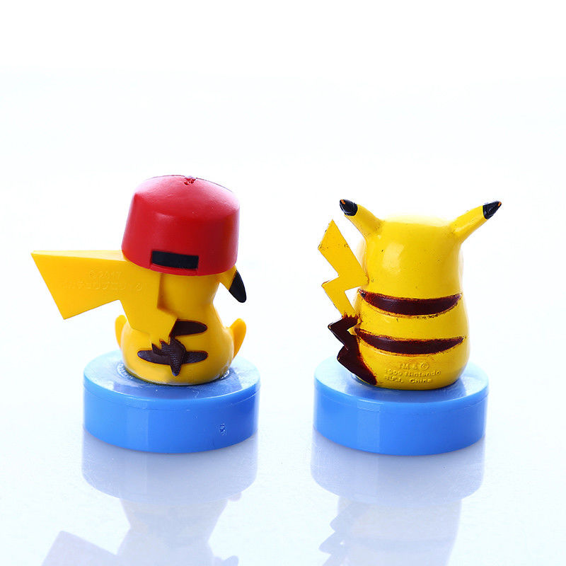 OEM Custom Made Mini Stamper Toy Pikachu Gambar Stamper Self-tinta Stamp Plastik Mini Stamper