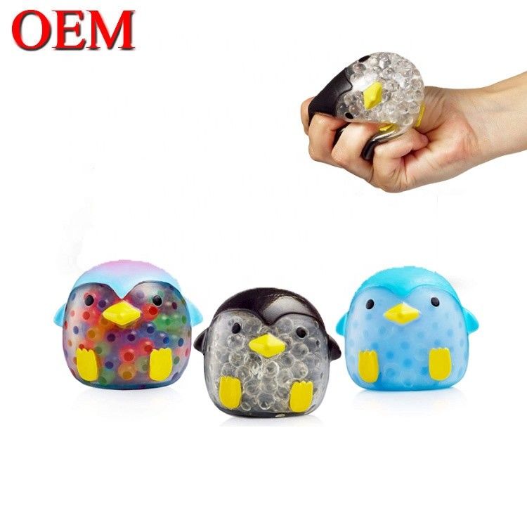 OEM Squishy Bola Stres Mainan OEM Berubah Warna Gel Bola Stres Dibuat TPR Silikon Mainan Untuk Anak-anak