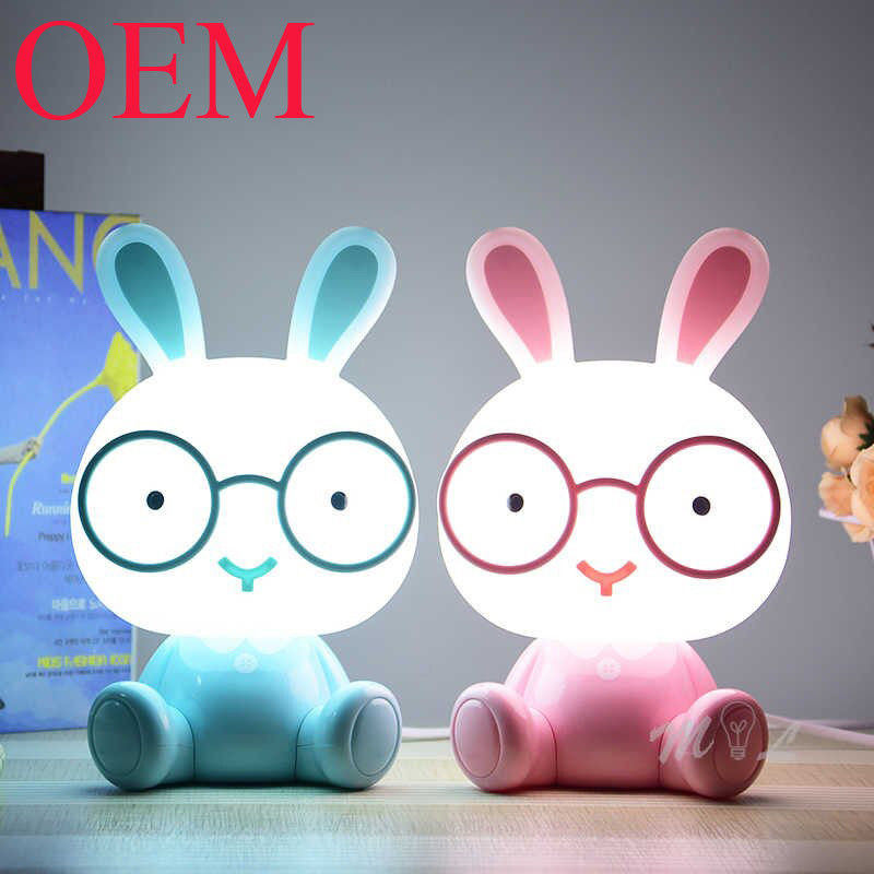 Animals Cartoon Dog Night Light Portable Rumah Dekorasi Meja Lampu