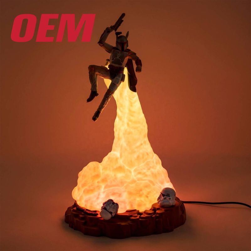 Perlengkapan Lampu LED yang Disesuaikan Ome Film Character Toys Lamp Make Plastic Kids Toy Light dengan Musik dan Suara