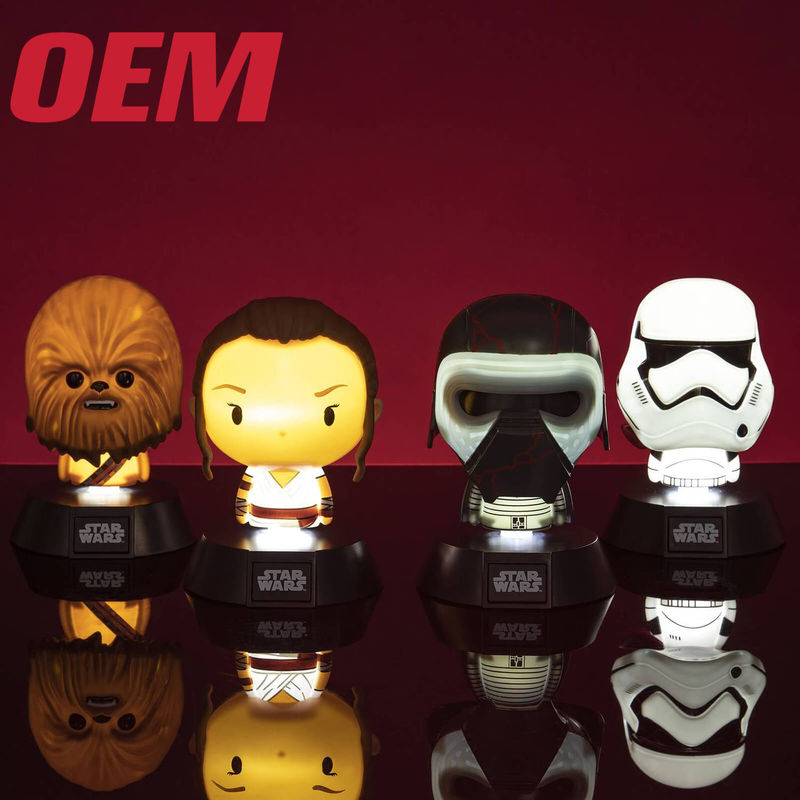 Perlengkapan Lampu LED yang Disesuaikan Ome Film Character Toys Lamp Make Plastic Kids Toy Light dengan Musik dan Suara