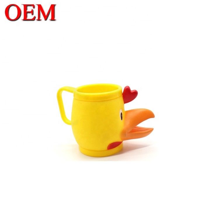 Custom Tinggi Kualitas ramah lingkungan 3d Angka Piala Es Cute Kartun Mainan Cream Mug