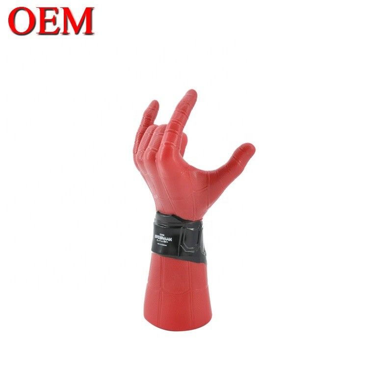 Custom Spider-Man 3D Model Botol OEM Karakter Bentuk Straw Cup Made ABS 50oz Cup Pabrik