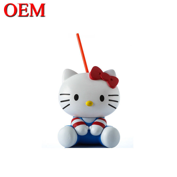 Custom Spider-Man 3D Model Botol OEM Karakter Bentuk Straw Cup Made ABS 50oz Cup Pabrik