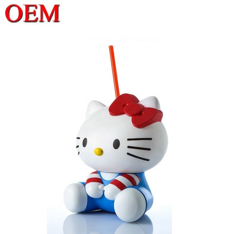 Custom Spider-Man 3D Model Botol OEM Karakter Bentuk Straw Cup Made ABS 50oz Cup Pabrik
