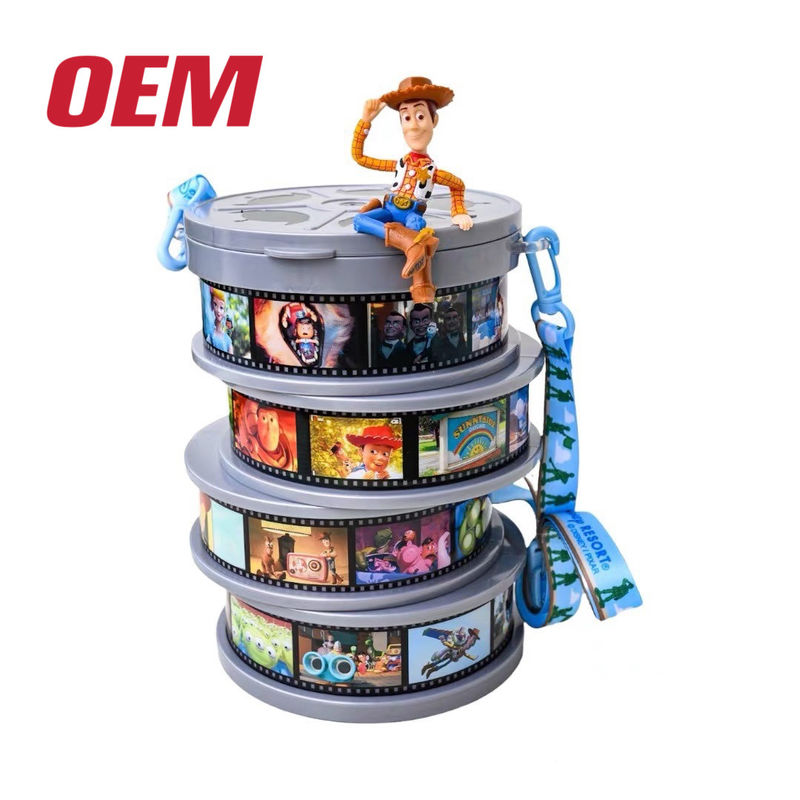 Custom Film Popcorn Bucket Plastik Bucket Buat Karakter Popcorn Bucket Kecil